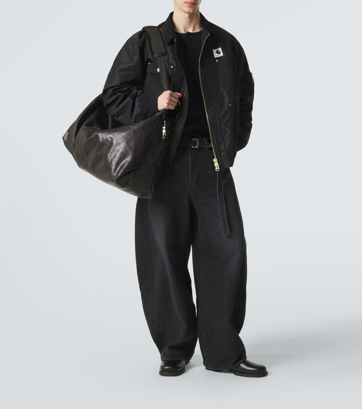 Sacai x Carhartt corduroy-trimmed blouson jacket Sacai