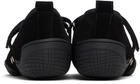 Nicole Saldaña Black Sophie Ballerina Flats