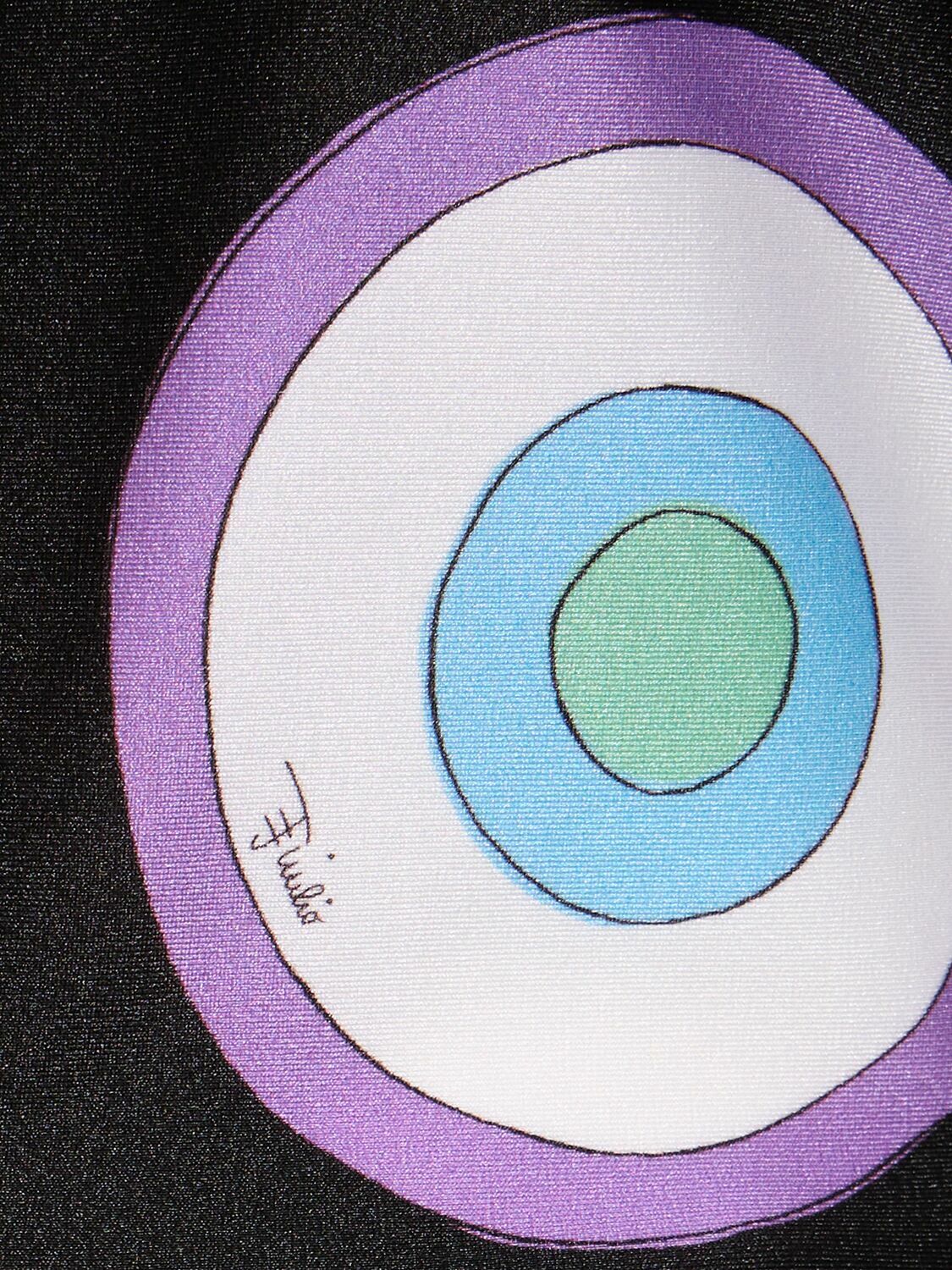 PUCCI Shiny Lycra Long Jumpsuit Emilio Pucci