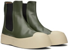 Marni Khaki Pablo Chelsea Boots