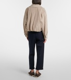 Brunello Cucinelli Monili cotton-blend straight pants
