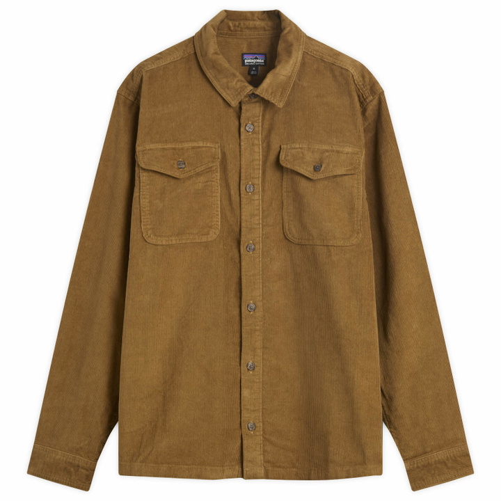 Photo: Patagonia Men's Corduroy Shirt in Coriander Brown