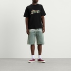 ICECREAM Men's Camo Running Dog Woodland T-Shirt in Black