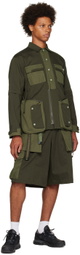 Archival Reinvent Green Belted Shorts