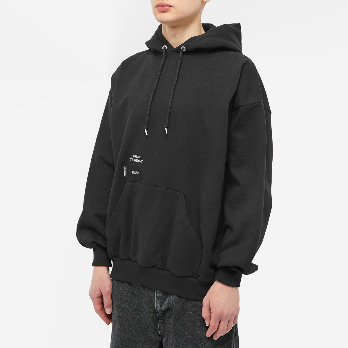 BLACK-L】wtaps cross bones hoody-