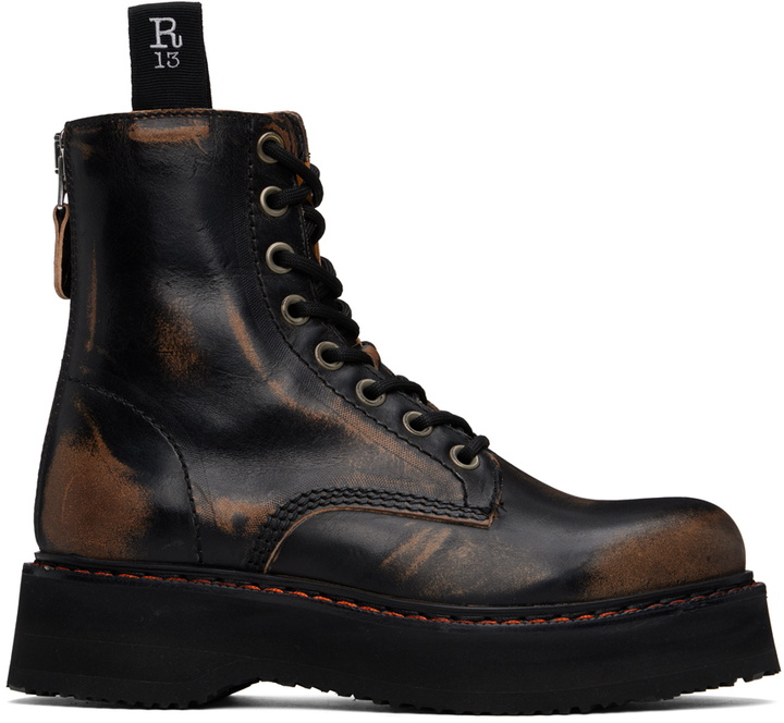 Photo: R13 Black Single Stack Boots