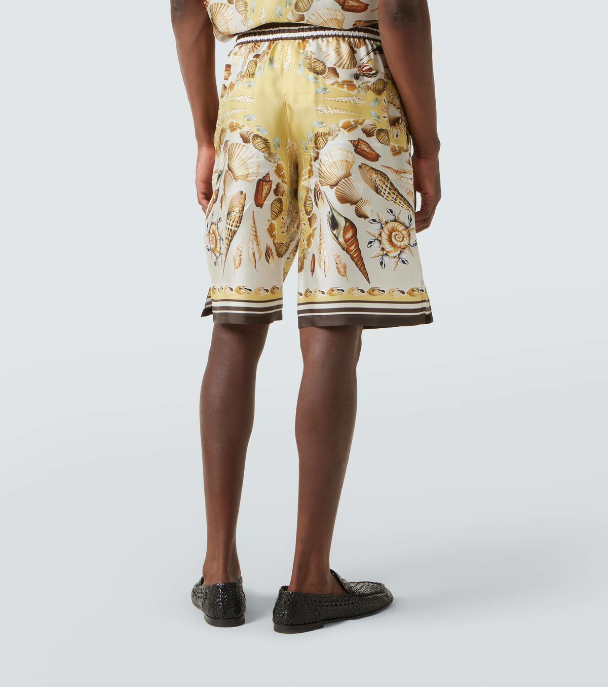 【関税&送料込】Dolce & Gabbana Printed Stretch Silk Shorts Dolce & Gabbana Polka-Dot Silk Twill Shorts | Sendegaro US