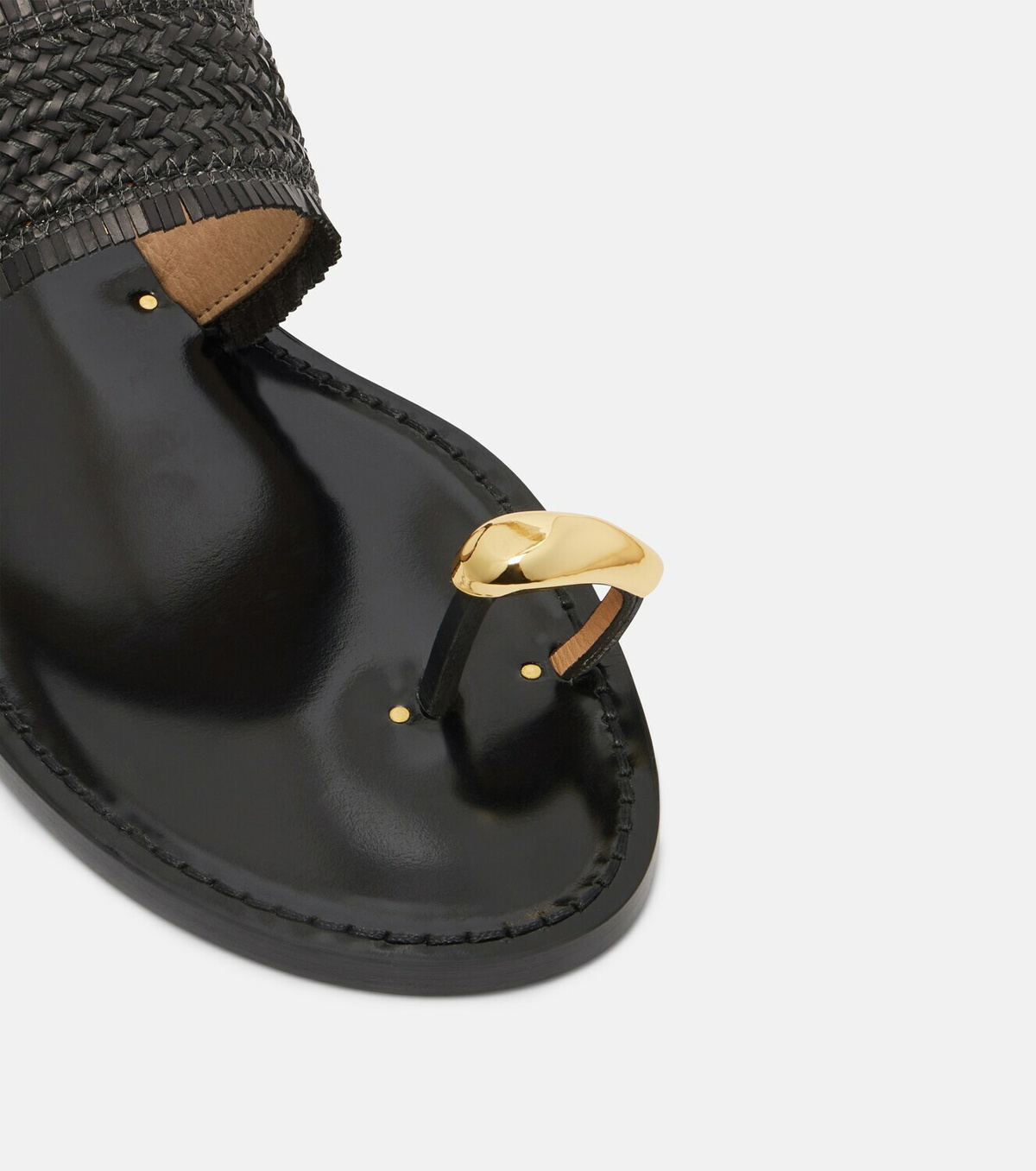 Amanu Kiwayu braided leather sandals