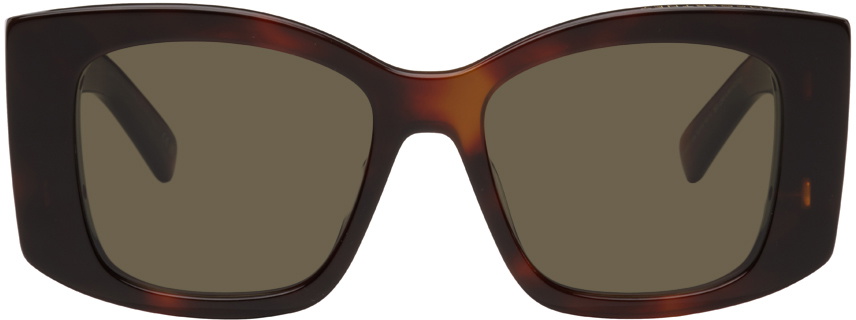 Stella McCartney Tortoiseshell Falabella Square Sunglasses  display picture 1