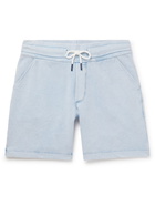 ORLEBAR BROWN - Dania Slim-Fit Washed Cotton-Jersey Drawstring Shorts - Blue