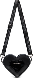 Dr. Martens Black Mini Heart Shaped Kiev & Patent Leather Bag