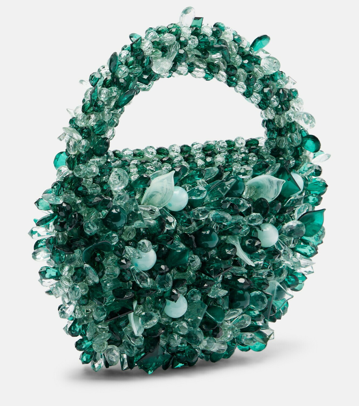 Clio Peppiatt Sirena beaded tote bag