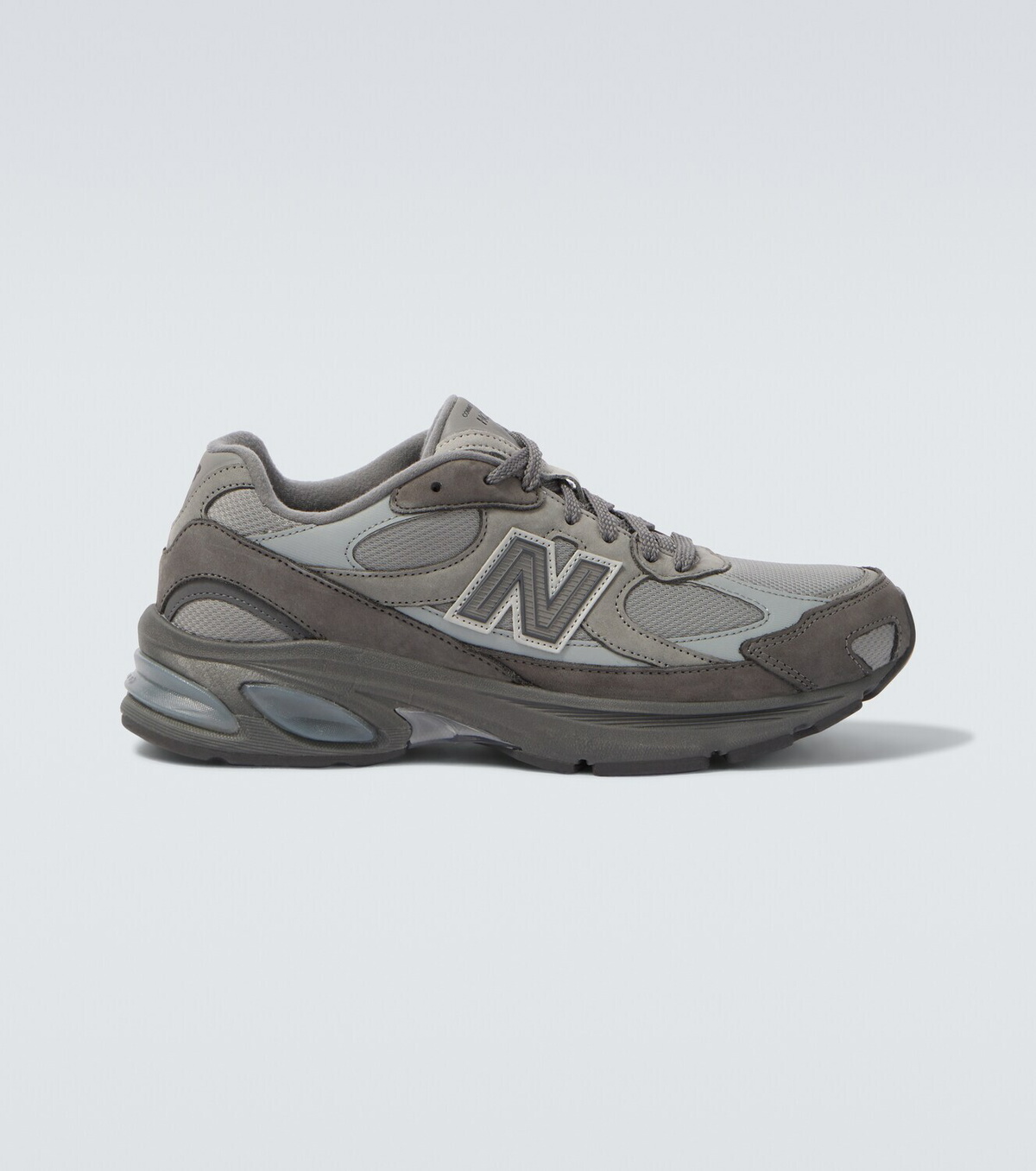 Comme des Garçons Homme x New Balance 2010 suede-trimmed sneakers