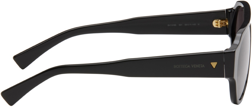 NEW BOTTEGA VENETA BV1318S 001 SUNGLASSES UNISEX BLACK PILOT EYEWEAR Bottega Veneta BV1318S Sunglasses main image 2