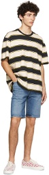 Levi's Beige & Black Stripe Stay Loose T-Shirt
