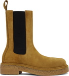 Bottega Veneta Tan Haddock Chelsea Boots