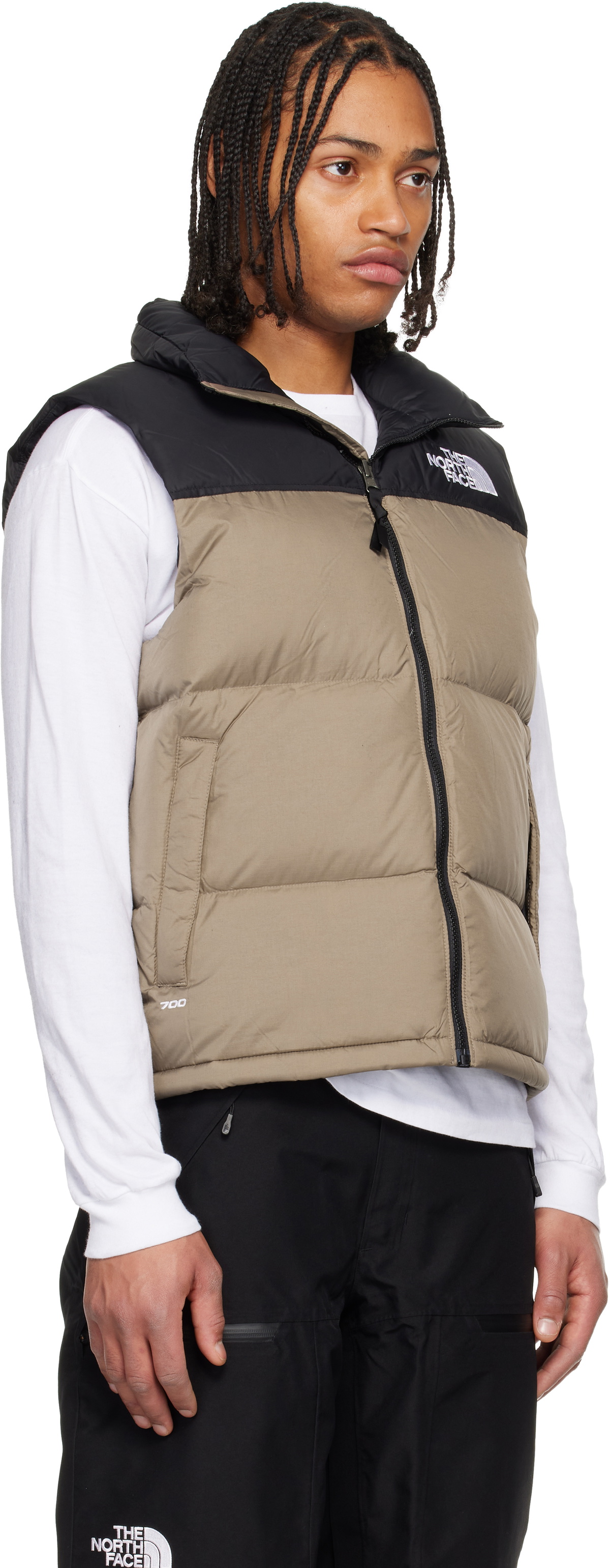 The North Face Beige 1996 Retro Nuptse Down Vest