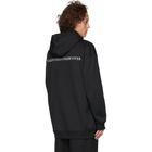 Valentino Black Undercover Edition V Face UFO Print Hoodie