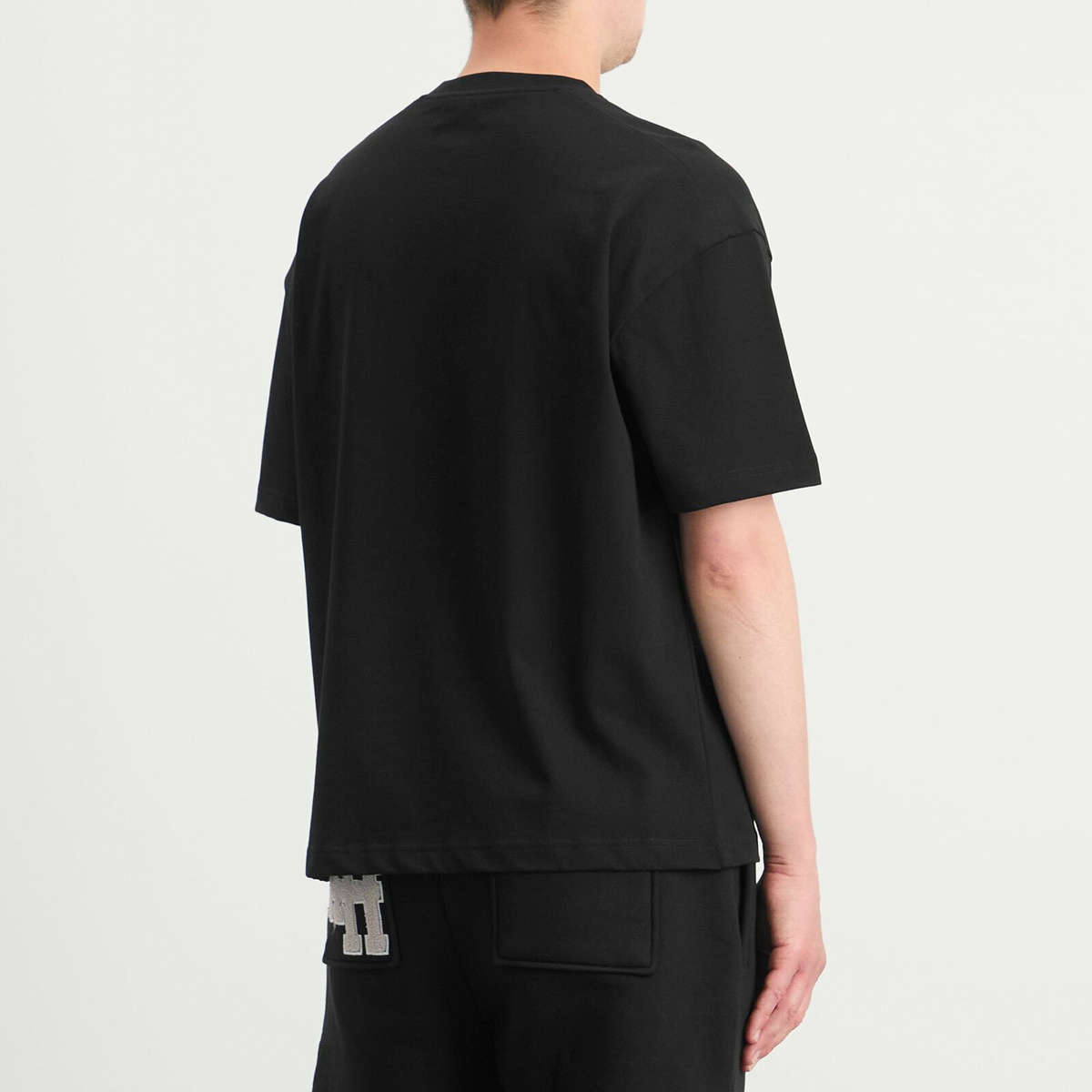 ANNIE HOOD Men's Baseball T-Shirt in Black