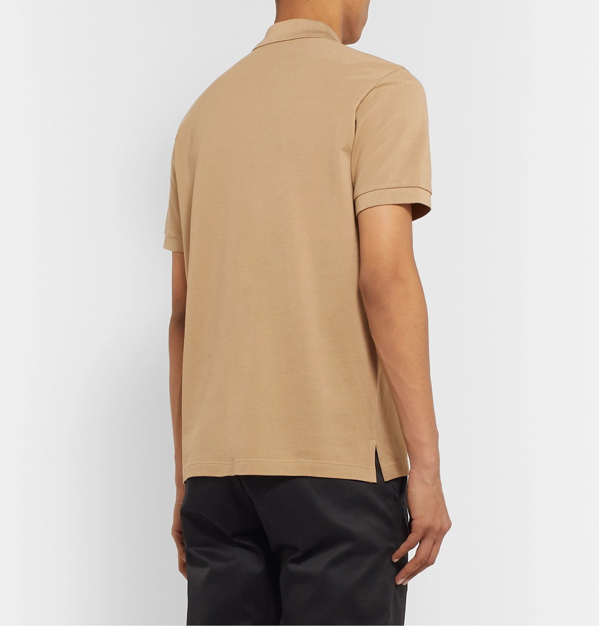 FENDI short-sleeve cotton shirt - Neutrals