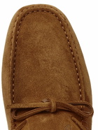 Tod's - Gommino Suede Driving Shoes - Brown