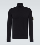 Stone Island Wool-blend turtleneck sweater