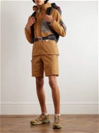 And Wander - Straight-Leg Mesh-Trimmed Ripstop Shorts - Brown