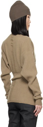 Rick Owens Gray Porterville Dafne Sweater