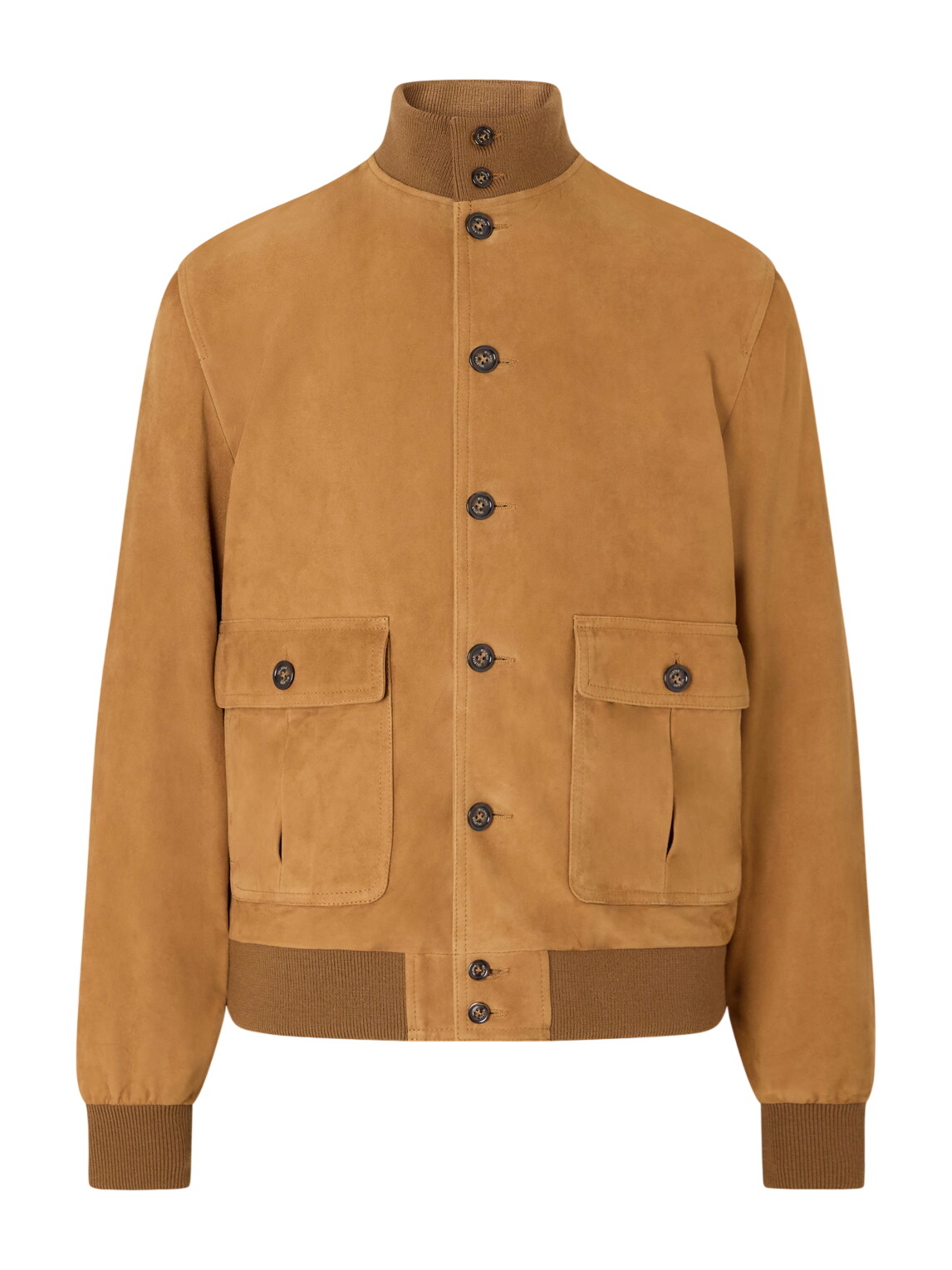 Valstar Suede Zip Jacket Shearling Collar Valstarino