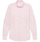 Incotex - Slim-Fit Linen Shirt - Men - Pink