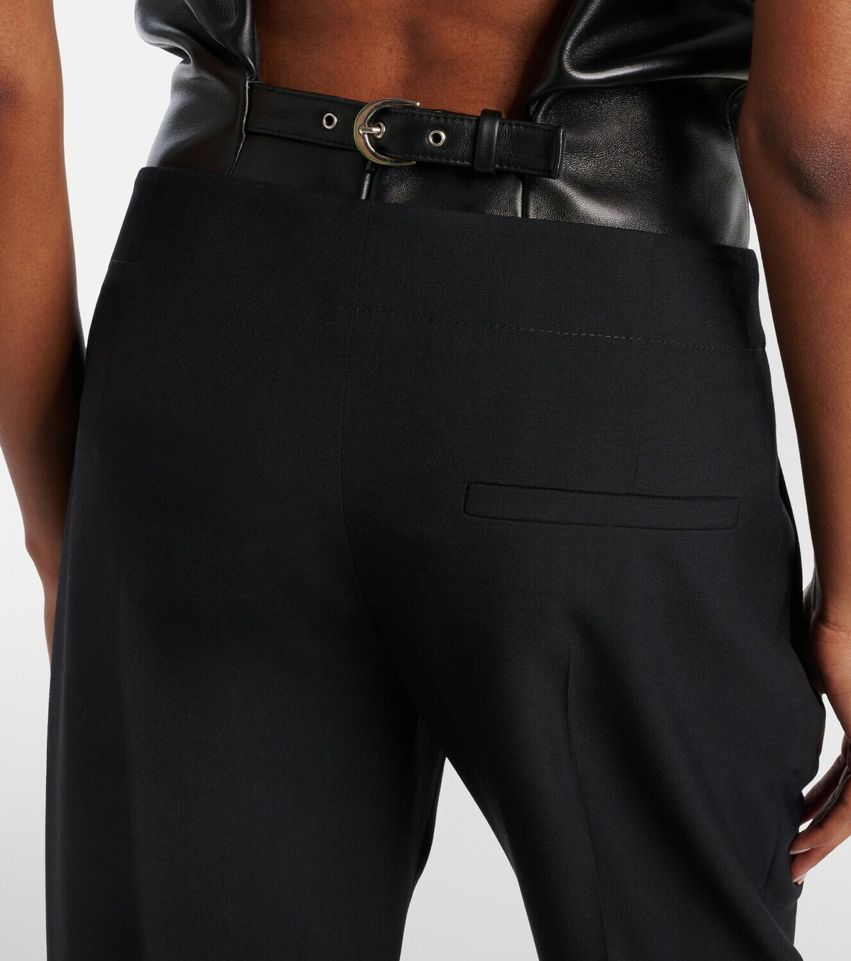 Khaite Mita virgin wool straight pants