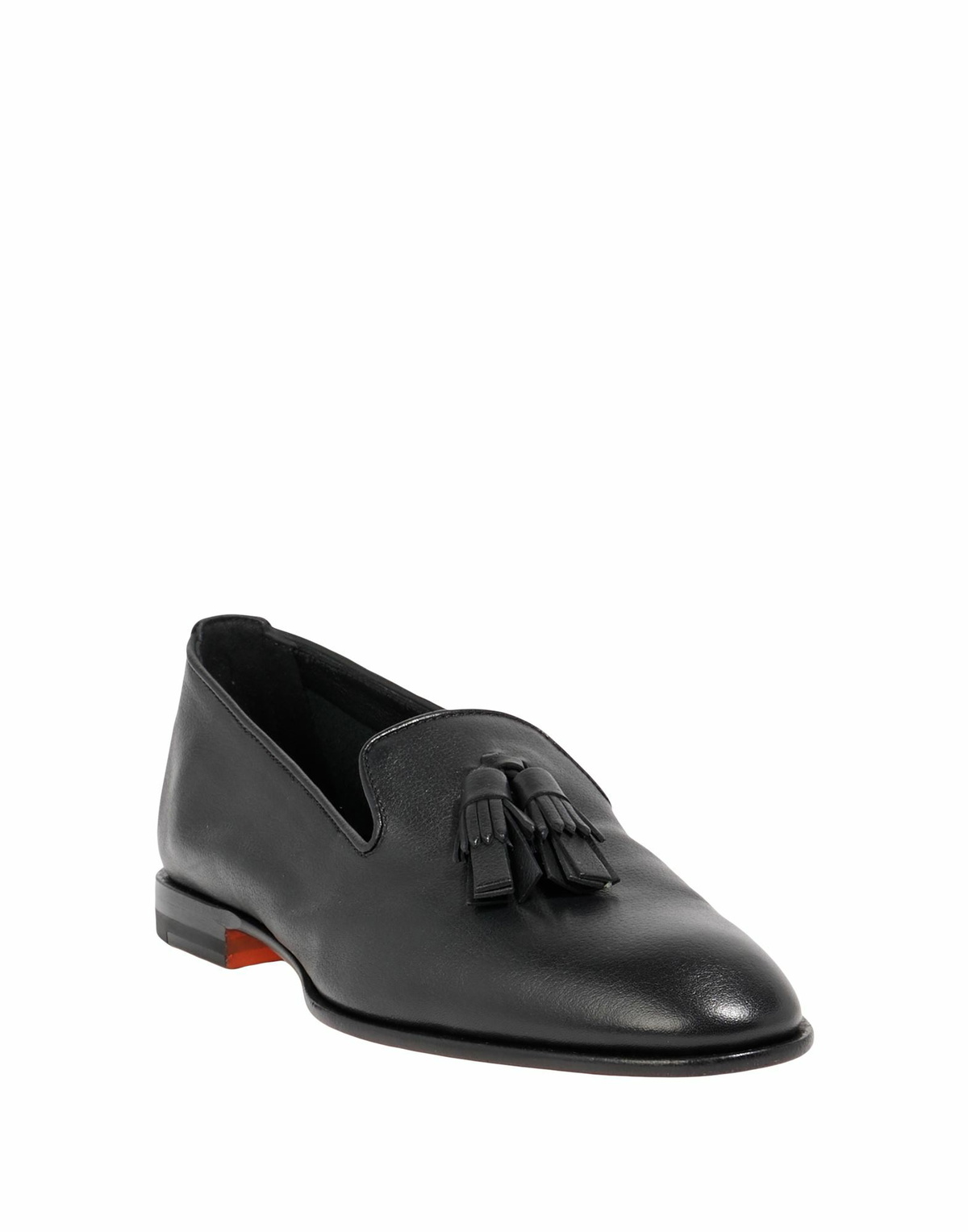Santoni Womens Loafers in Black