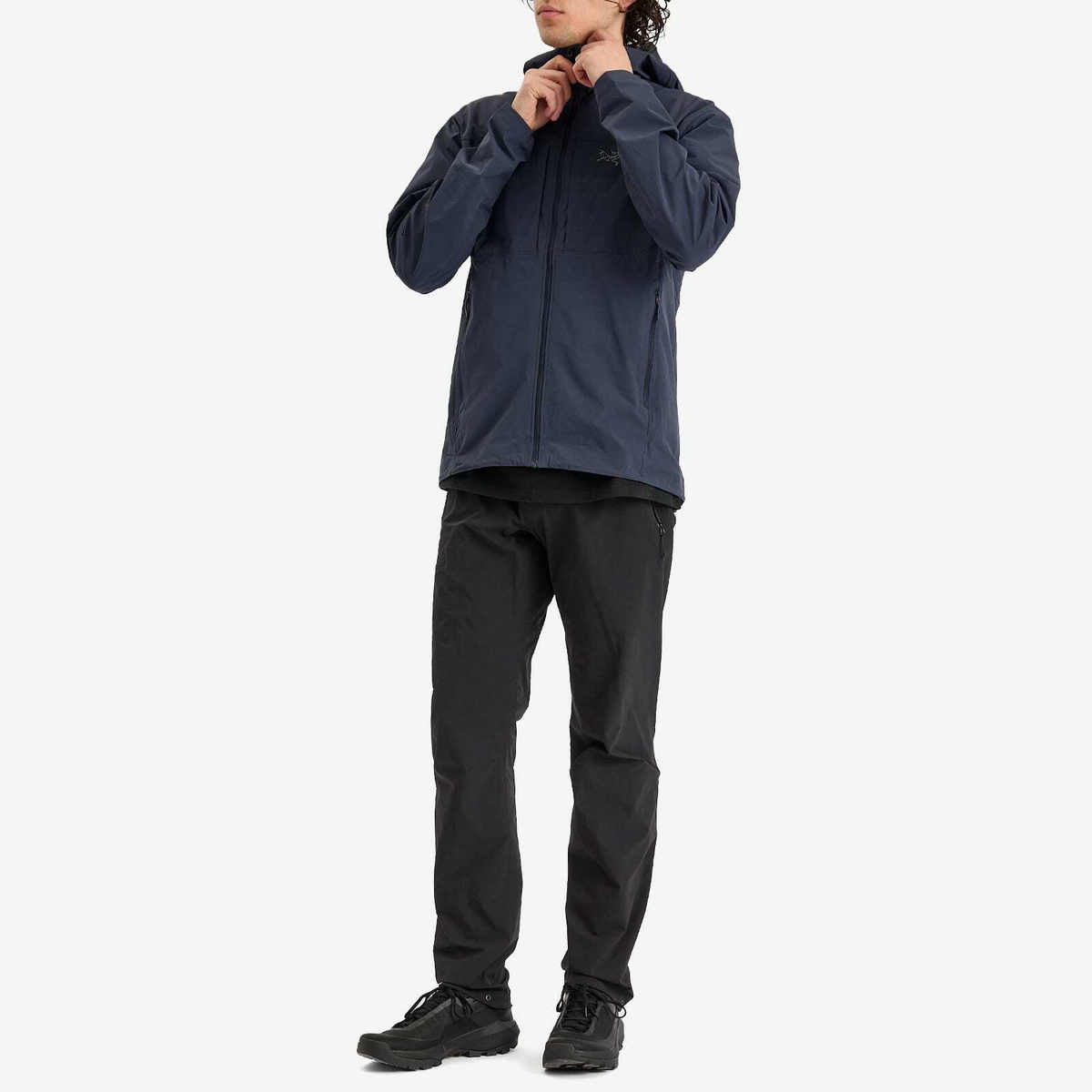 Arc'teryx Men's Gamma Lightweight Softshell Hoodie in Black Arc'teryx Men's Gamma Lightweight Softshell Hoodie in Black