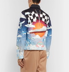 Casablanca - Les Coquillages Printed Denim Jacket - Blue