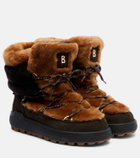 Bogner Chamonix 10 shearling and suede ankle boots