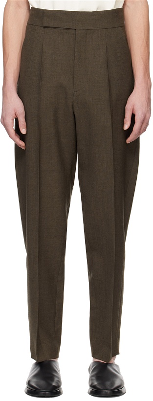 Photo: Fear of God Brown Tapered Trousers
