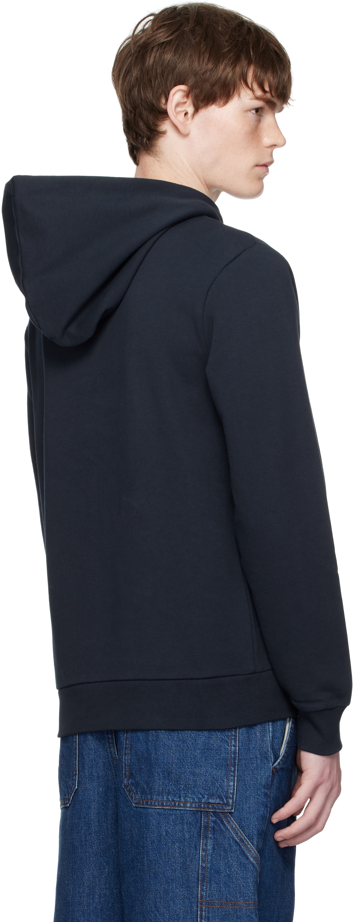 A.P.C. Navy Standard Grand 'VPC' Hoodie