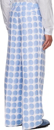 Walter Van Beirendonck Blue Star Trousers
