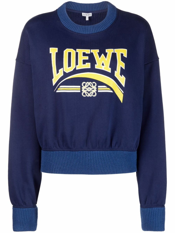 Photo: LOEWE - Logo Cotton Sweatshirt