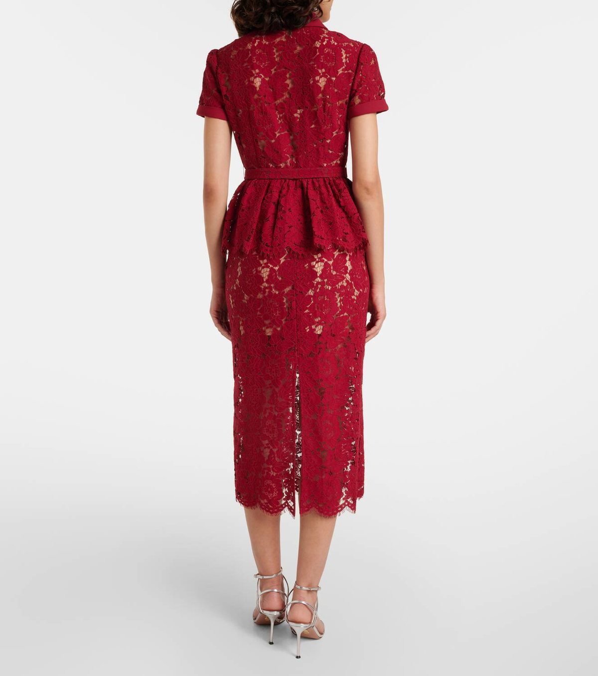 rubyn lace mini dress ROSARIA LACE MINI SKIRT POLKA DOT main image 0
