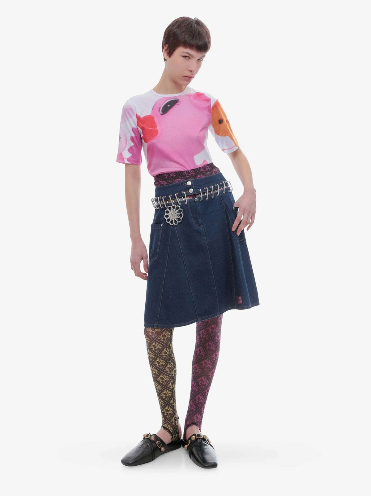 Chopova Lowena Skirt Blue Womens Chopova Lowena