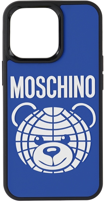 Photo: Moschino Blue Teddy iPhone 13 Pro Case