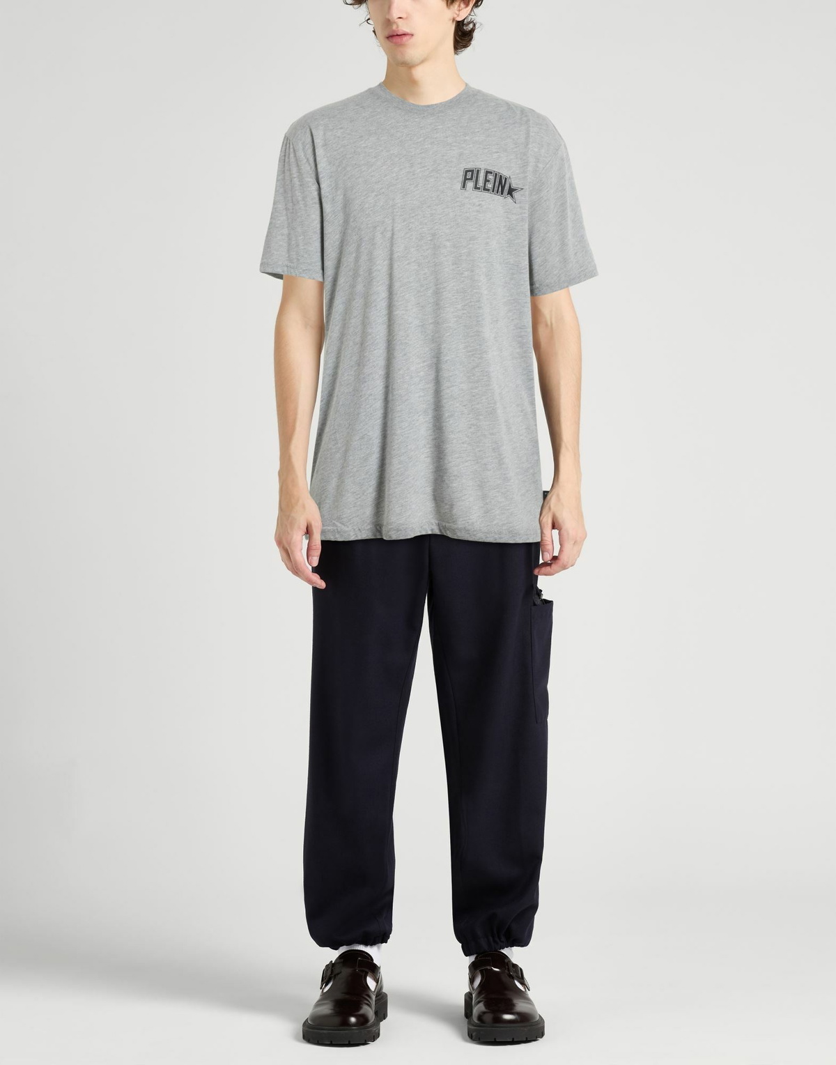 Philipp Plein Mens T-shirt in Grey
