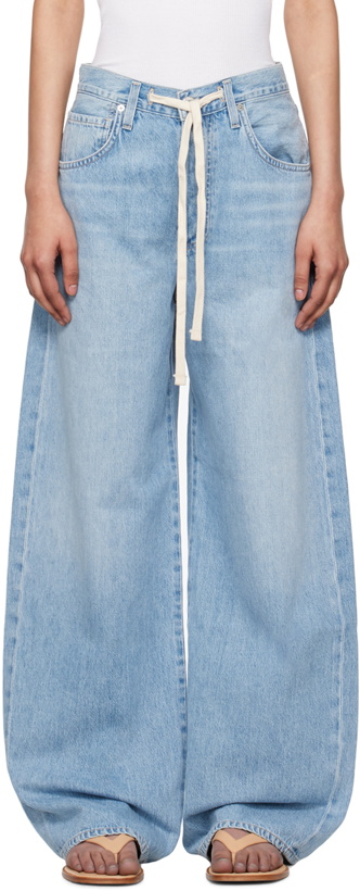 Photo: Citizens of Humanity Blue Brynn Drawstring Jeans