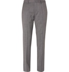 Hugo Boss - Grey Slim-Fit Puppytooth Virgin Wool Suit Trousers - Gray