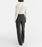 McQueen Chalk stripe straight pants