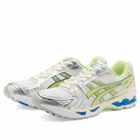 Asics GEL-Kayano 14 Sneaker in White/Lime Green