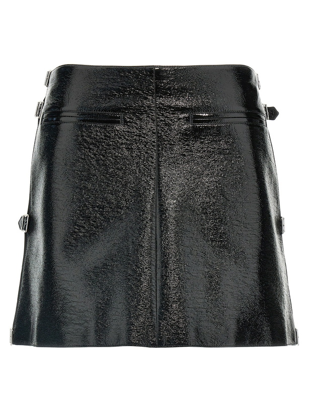 Photo: Courrèges mini Multi Sangle Vinyl Skirt