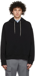 Jil Sander Black Organic Cotton Hoodie