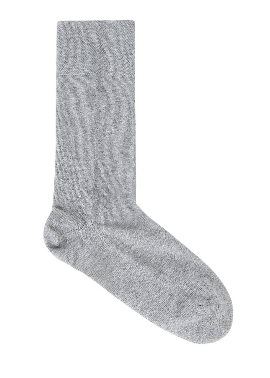 Falke Sensitive London Stretch Cotton Socks Light Grey